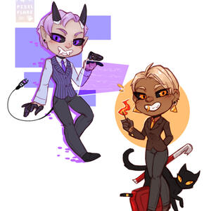 Jackie and Dave, Chibi Jackie and Dave, Chibi